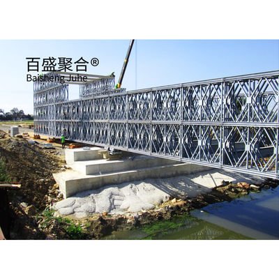Ponte pedonal de aço HD200 Ponte para carril duplo 7.35m largura