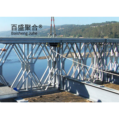 Ponte de construção rápida de truss Bailey com tolerância ± 1% e Q355/Grade 350/ASTM A992