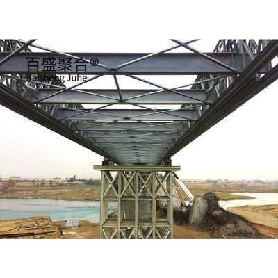Ponte de construção rápida de truss Bailey com tolerância ± 1% e Q355/Grade 350/ASTM A992