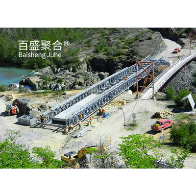 Construção de pontes de estruturas pré-fabricadas de aço da norma ASTM