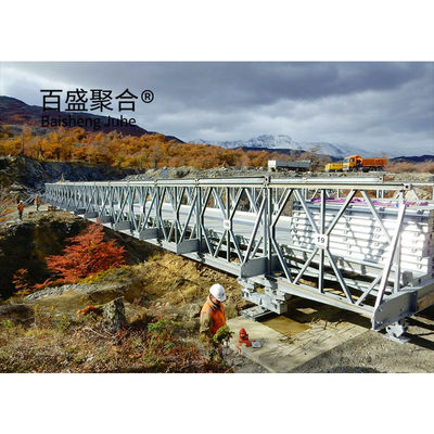 Construção de pontes de estruturas pré-fabricadas de aço da norma ASTM