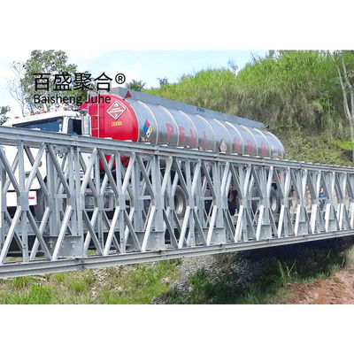 Ponte de estrutura de aço de painel galvanizado Q355 / grau 350 / ASTM A992 Ponte portátil de aço