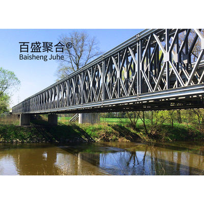 Ponte de estrutura de aço de painel galvanizado Q355 / grau 350 / ASTM A992 Ponte portátil de aço
