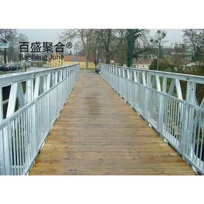 Ponte de estrutura de aço de painel galvanizado Q355 / grau 350 / ASTM A992 Ponte portátil de aço