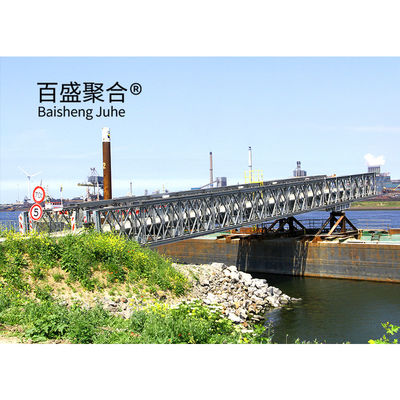 Ponte de estrutura de aço de painel galvanizado Q355 / grau 350 / ASTM A992 Ponte portátil de aço