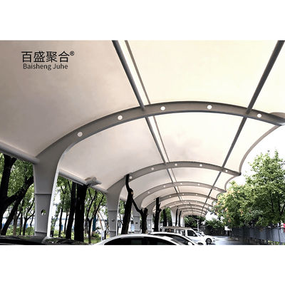 Moderno pré-fabricado canopy sombra de metal para motocicleta e armazenamento de bicicleta branco em pó revestido quadro