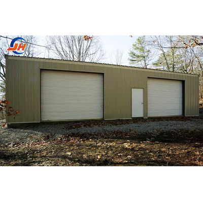 Construção de estruturas metálicas de garagem de aço pré-fabricado para projeto industrial