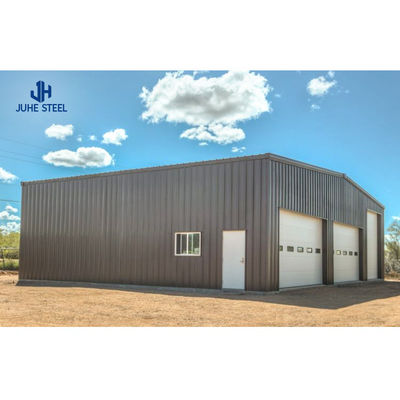 Construção rápida de telhado de painel de sanduíche Garagem de carro móvel com viga de aço sólida em forma de H
