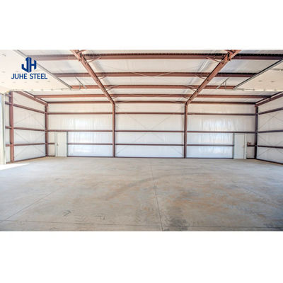 Construção rápida de telhado de painel de sanduíche Garagem de carro móvel com viga de aço sólida em forma de H