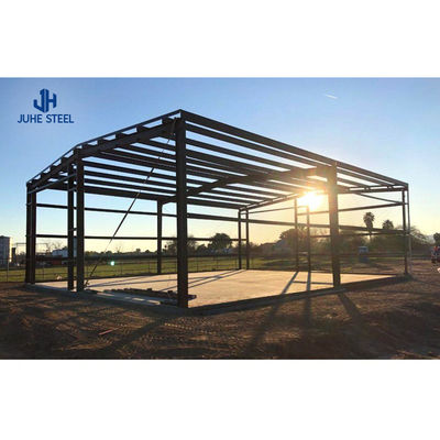 Construção rápida de telhado de painel de sanduíche Garagem de carro móvel com viga de aço sólida em forma de H