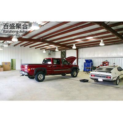 2 Automóveis pré-fabricados Garagem de metal Q235 Q355B Q235 Q235B Q345 Grau