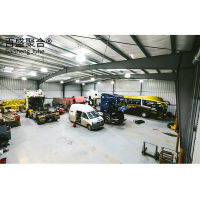 2 Automóveis pré-fabricados Garagem de metal Q235 Q355B Q235 Q235B Q345 Grau