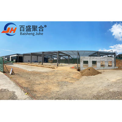 Estrutura de construção de estrutura de aço modular pré-fabricada de aço com baixo teor de carbono