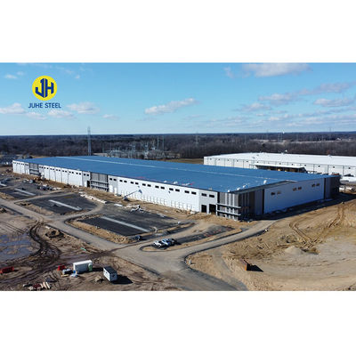 Estrutura de aço pré-fabricada Armazenamento de fazendas de metal Armazém de edifícios Kit Canopy Frame Espaço