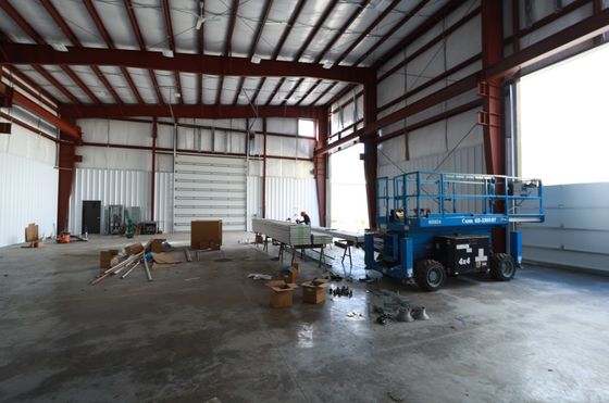 Fabricação estrutural de aço Construção Armazém de metal pré-fabricado para construção