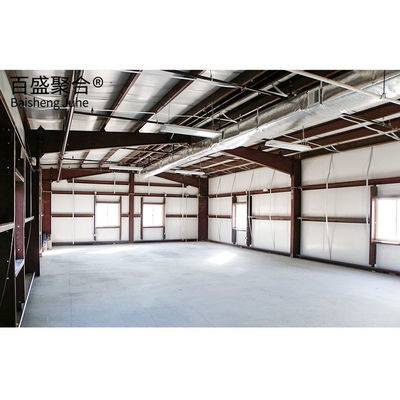 Projeto de pequenos armazéns Estrutura de estrutura de metal de aço Edifício industrial pré-fabricado