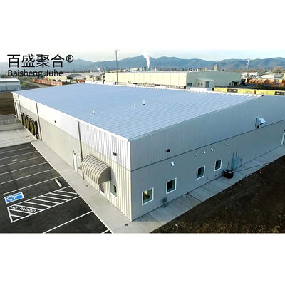 Edifício de oficina Casa de estrutura de aço pré-fabricada leve com aço de baixo carbono Q235B/Q345B